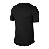 Nike M Nk Df Mıler Top Ss Erkek Siyah T-shirt - CU