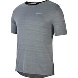 Nike M Nk Df Mıler Top Ss Erkek Gri T-shirt - CU59