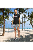 Sportswear Basic Tee City Series London Baskılı Siyah Tişört Cz0197-010