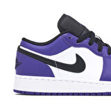 NİKE AİR JORDAN 1 LOW COURT PURPLE KADIN SNEAKER AYAKKABI-553560-500