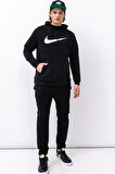 Nike Dri-Fit Pullover Training Hoodie Erkek Siyah Spor Sweatshrit