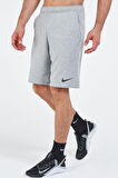 Nike Dri Fit Fleece Training Erkek Gri Spor Şort