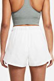 Nike Dri-Fit Flex Essantial 2-in-1 Taytlı Training Beyaz Kadın Spor Şort 