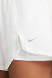 Nike Dri-Fit Flex Essantial 2-in-1 Taytlı Training Beyaz Kadın Spor Şort 