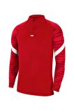 Nike M Df Strke21 Dril Top Erkek Uzun Kollu Tişört CW5858-657-Kırmızı