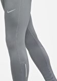 Nike Power Dri-Fit Challenger Tam Buhar Bariyeri Cepli Gri Erkek Tayt