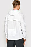 Nike Windrunner Running Recoverable Packable Full-Zip Hoodie Beyaz Erkek Ceket