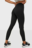 Nike Dri-Fit Nsw Essential 7/8 Leggins Normal Belli Siyah Kadın Spor Tayt 