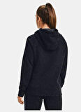 Under Armour Kapüşon Yaka Siyah Kadın Sweatshırt 1356318 Rival Fleece Logo Hoodie