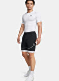 Beyaz Erkek Yuvarlak Yaka Compression Fit T-Shirt 1361518-100 UA HG Armour Comp SS