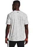 Under Armour Bisiklet Yaka Beyaz Erkek T-Shirt 1357727-UA ABC CAMO SS