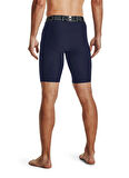 Lacivert Erkek Lastikli Bel Compression Fit Tayt 1361602-410 UA HG Armour Lng Shorts