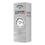 Callaway Bl Cg Chrome Soft X LS - Üçlü Golf Topu Beyaz Renk