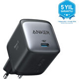 Anker Nano II 65W ŞArj Cihazı - A2663 - Siyah