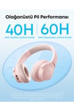 Soundcore Q20i Kulak Üstü Bluetooth Kulaklık, Aktif Gürültü Engelleme, Pembe - A3004