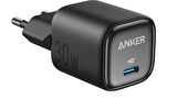 Anker Nano Usbc GAN 30W Hızlı Şarj Cihazı Siyah A2698