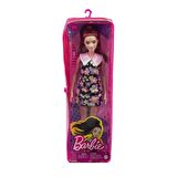 Barbie Fashionistas Çiçekli Elbiseli İşitme Cihazlı HBV19  