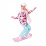 Barbie Snowboard Sporcusu Bebek
