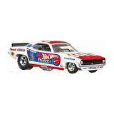 Hot Wheels 1/64 Ölçek Premium Araçlar Team Transport HCR40 '72 Plymouth Cuda FC / Retro Rig