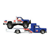 Hot Wheels 1/64 Ölçek Premium Araçlar Team Transport HKF38 '80 Dodge Macho Power Wagon / Retro Rig