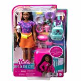 Barbie Brooklyn Seyahat Bebeği ve Aksesuarları HGX55 Lisanslı Ürün