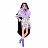 Barbie Extra Mor Tüylü Ceket HHN07 Lisanslı Ürün