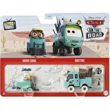 Disney Pixar Cars 2'li Sarah Cogs&Noriyuki DXV99 HHV09 Lisanslı Ürün