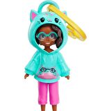 Polly Pocket Kapüşonlu Bebek -Mavi HKV98 HKV99 Lisanslı Ürün