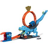 Hot Wheels Dinozor ile Mücadele Oyun Seti HKX42 Lisanslı Ürün