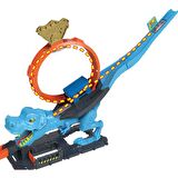 Hot Wheels Dinozor ile Mücadele Oyun Seti HKX42 Lisanslı Ürün