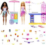 Barbie Brooklyn ve Malibu'nun Sahildeki Yiyecek Standı HNK99 