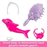 Barbie Renk Değiştiren Deniz Kızı ve Aksesuarları HRP97 Lisanslı Ürün