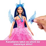 Barbie Mavi Saçlı Prenses Bebek HRR16 Lisanslı Ürün