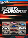 Hot Wheels HVX27 HW Fast & Furious 10 lu Paket