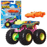 Hot Wheels Monster Trucks ve Araba Seti 1:64 Arabalar RODGER DODGER GRH81-HWN37