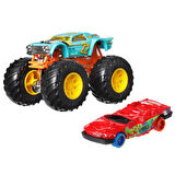 Hot Wheels Monster Trucks ve Araba Seti 1:64 Arabalar RODGER DODGER GRH81-HWN37