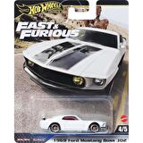 Hot Wheels Fast-Furious Premium Araba 1969 FORD MUSTANG BSS 302 HNW46-HYP71