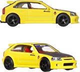 1:64 Hot Wheels Premium Car Culture 2'li Paket 99 HONDA CIVIC TYPE R (EK9)  & HONDA CIVIC TYPE R HBL96 - JBL00