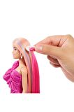 Barbie Upuzun Muhteşem Saçlı Bebekler Pembe Saçlı HKT95  JDC85