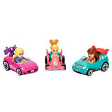 JDG45 Hot Wheels Racerverse Barbie 3 lü Araba Seti