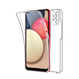 Gpack Samsung Galaxy A34 uyumlu Kılıf Ön Arka Şeffaf Silikon Koruma