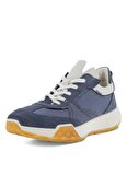 Ecco Mavi - Beyaz Kadın Sneaker
