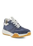Ecco Mavi - Beyaz Kadın Sneaker