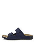 Ecco Nubuk Mavi Erkek Sandalet Cozmo Night Sky