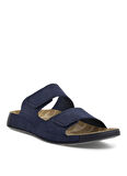 Ecco Nubuk Mavi Erkek Sandalet Cozmo Night Sky