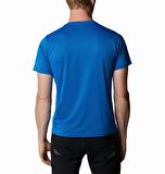 Columbia Hike Crew Erkek Mavi Kısa Kollu Tişört AO1419-432