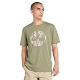 Timberland Camo Tree Logo Short Sleeve Tee Erkek T-Shirt TB0A5UP35901
