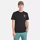 Timberland Back Graphic Short Sleeve Tee Siyah Erkek T-Shirt