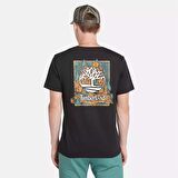 Timberland Back Graphic Short Sleeve Tee Siyah Erkek T-Shirt