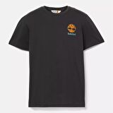 Timberland Back Graphic Short Sleeve Tee Siyah Erkek T-Shirt
